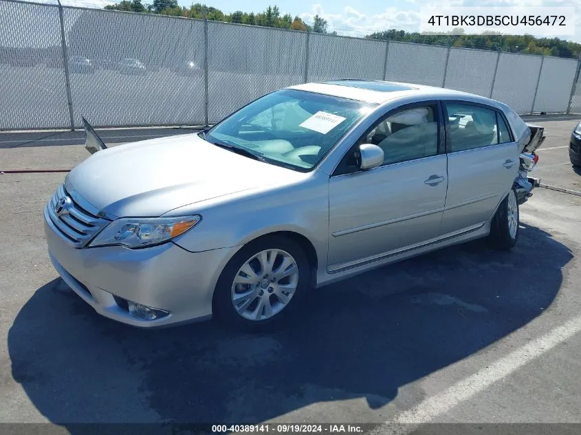 2012 Toyota Avalon VIN: 4T1BK3DB5CU456472 Lot: 40389141