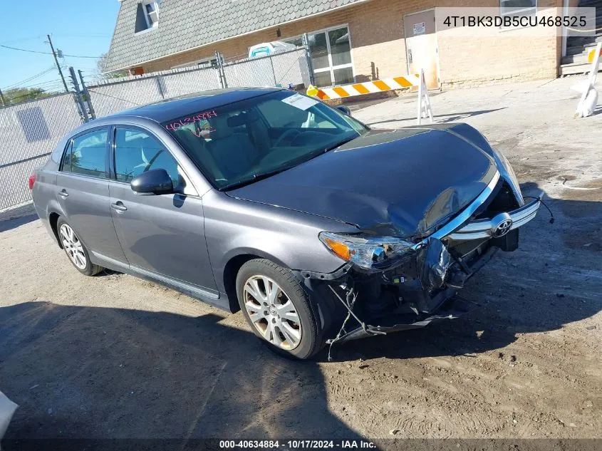 2012 Toyota Avalon VIN: 4T1BK3DB5CU468525 Lot: 40634884