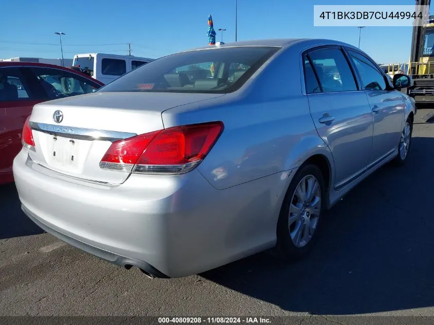 2012 Toyota Avalon VIN: 4T1BK3DB7CU449944 Lot: 40809208