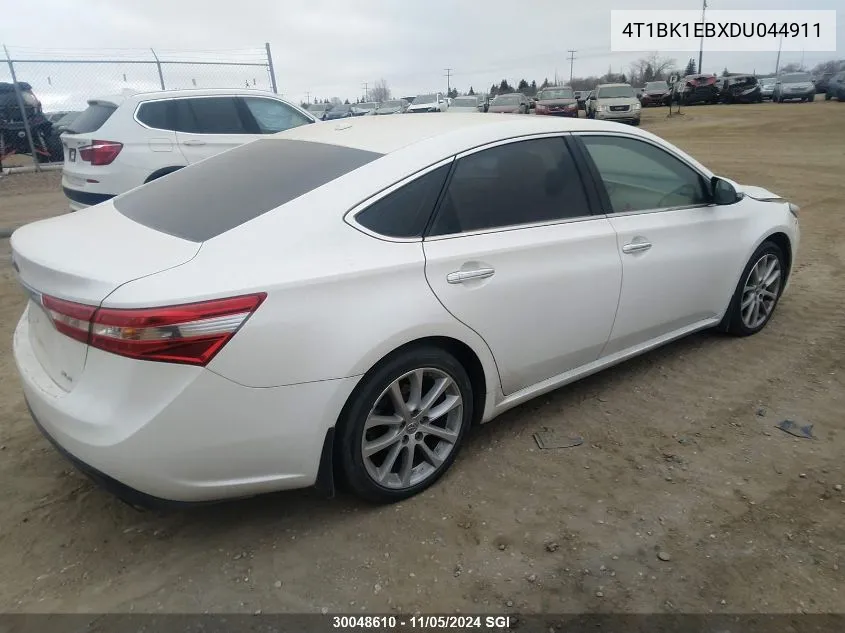 2013 Toyota Avalon Premium/Touring/Limited VIN: 4T1BK1EBXDU044911 Lot: 30048610