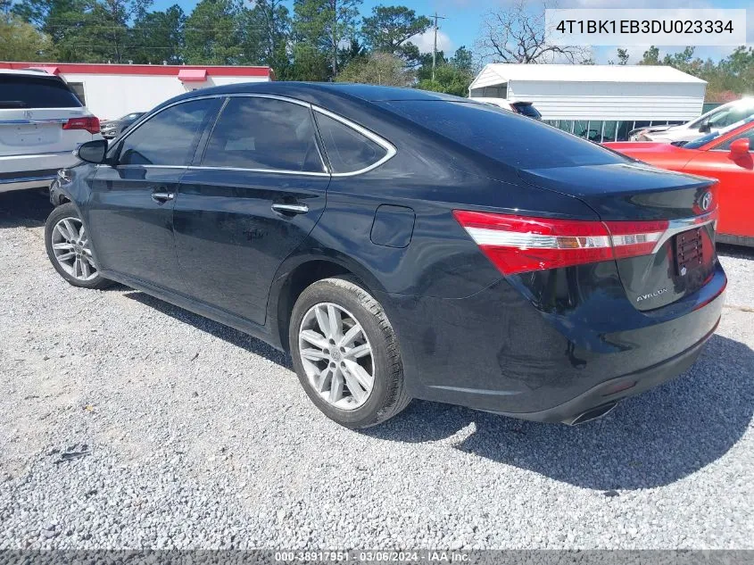 4T1BK1EB3DU023334 2013 Toyota Avalon Xle