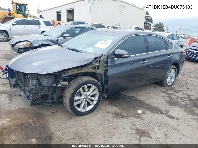 4T1BK1EB4DU075183 2013 Toyota Avalon Xle