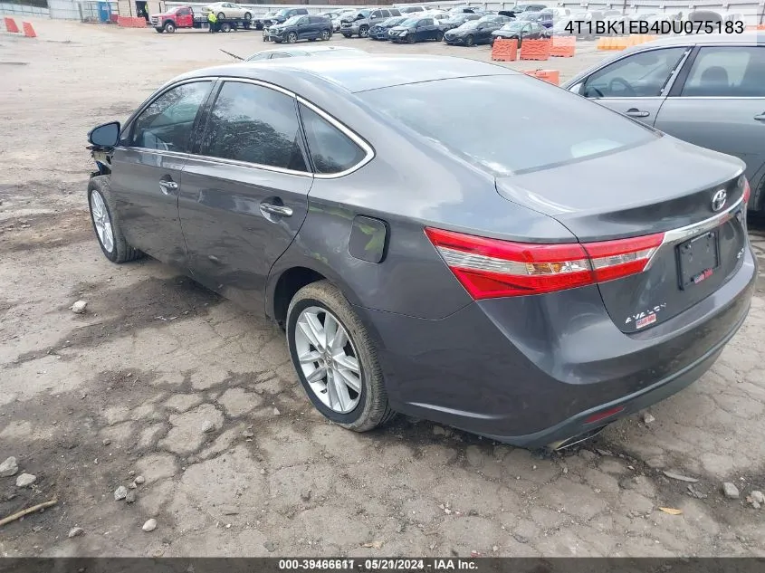 4T1BK1EB4DU075183 2013 Toyota Avalon Xle