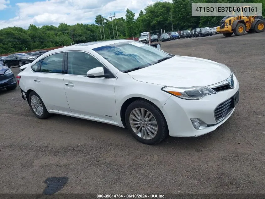 4T1BD1EB7DU010161 2013 Toyota Avalon Hybrid Limited