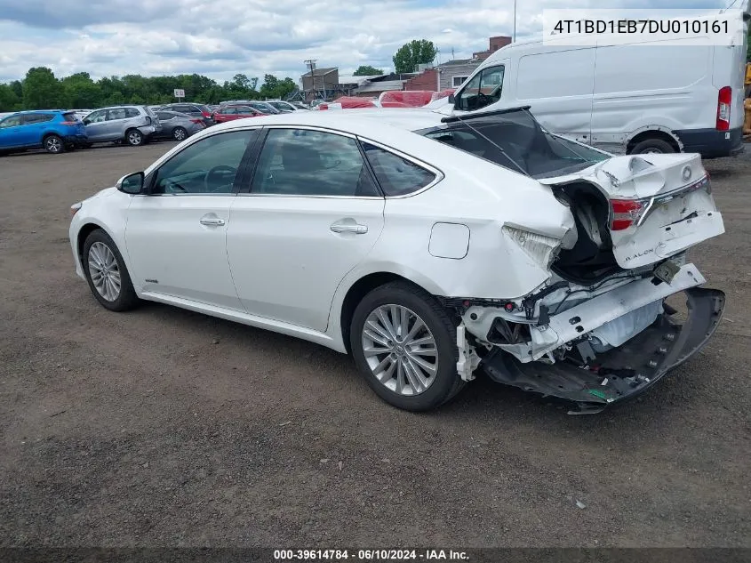 2013 Toyota Avalon Hybrid Limited VIN: 4T1BD1EB7DU010161 Lot: 39614784