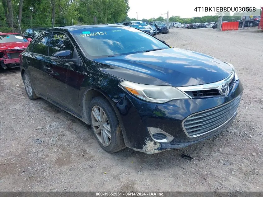 2013 Toyota Avalon Xle Premium VIN: 4T1BK1EB8DU030568 Lot: 39652951