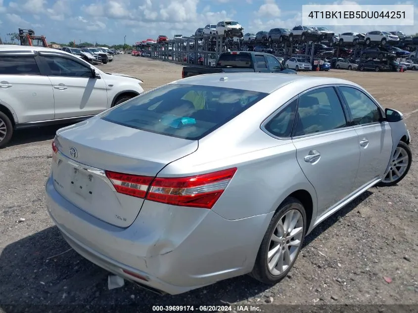 2013 Toyota Avalon Xle Touring VIN: 4T1BK1EB5DU044251 Lot: 39699174