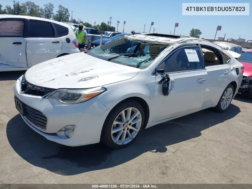 2013 Toyota Avalon Limited VIN: 4T1BK1EB1DU057823 Lot: 40001326