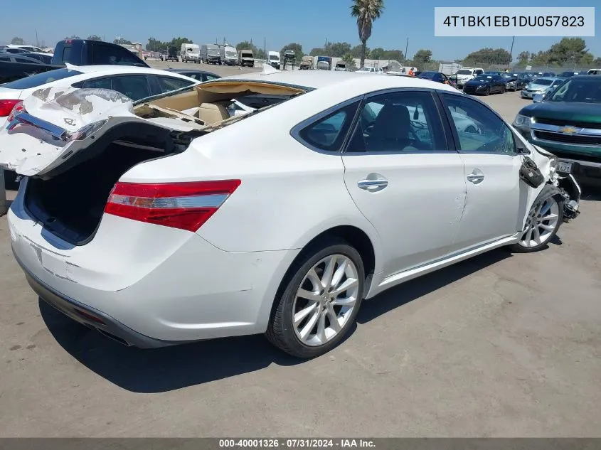 2013 Toyota Avalon Limited VIN: 4T1BK1EB1DU057823 Lot: 40001326