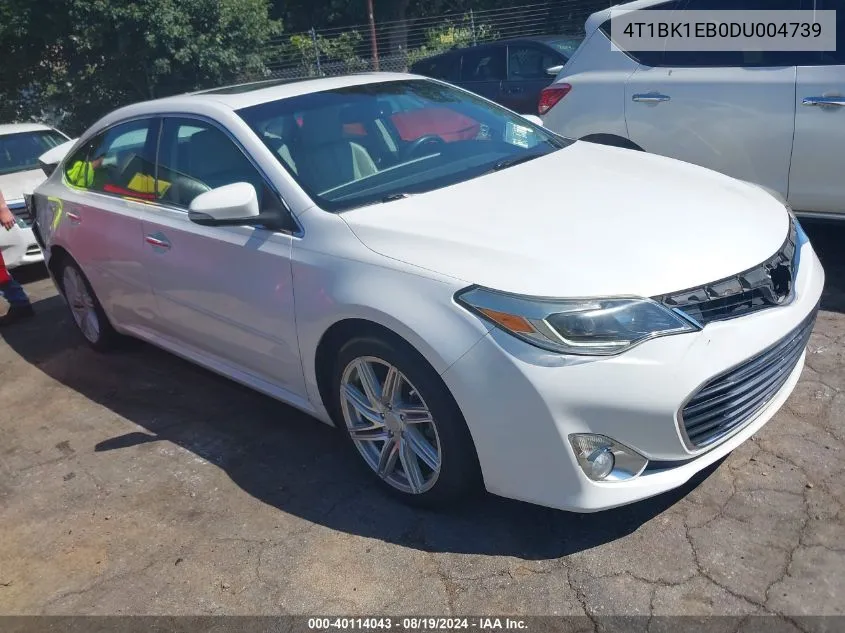 4T1BK1EB0DU004739 2013 Toyota Avalon Limited