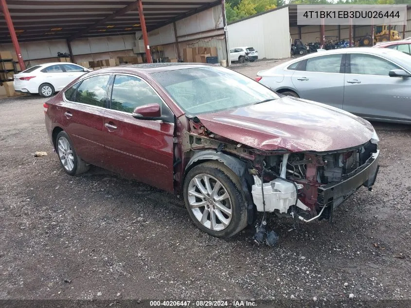 2013 Toyota Avalon Xle Touring VIN: 4T1BK1EB3DU026444 Lot: 40206447