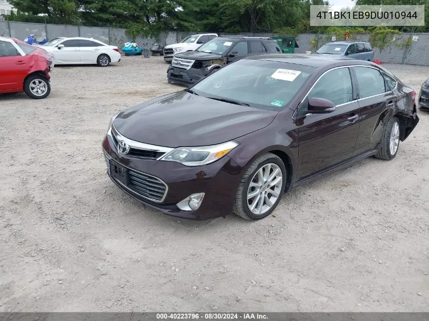 2013 Toyota Avalon Xle Touring VIN: 4T1BK1EB9DU010944 Lot: 40223796