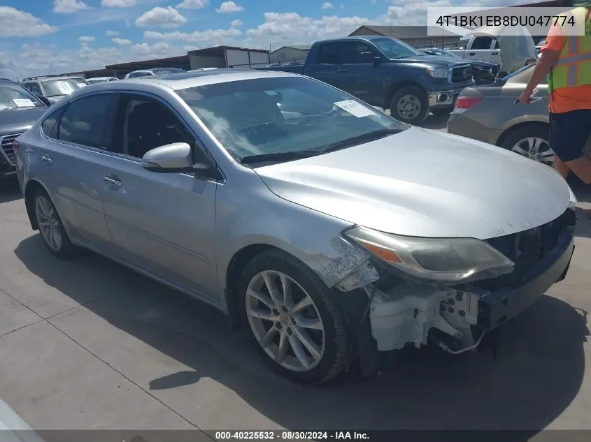 2013 Toyota Avalon VIN: 4T1BK1EB8DU047774 Lot: 40225532