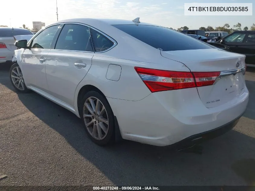 2013 Toyota Avalon Limited VIN: 4T1BK1EB8DU030585 Lot: 40273248