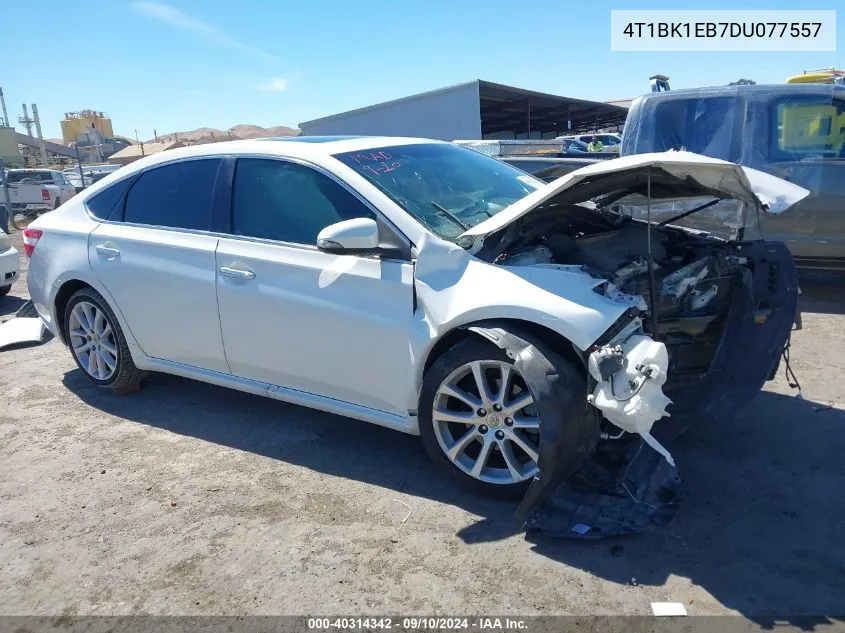 2013 Toyota Avalon Xle Touring VIN: 4T1BK1EB7DU077557 Lot: 40314342