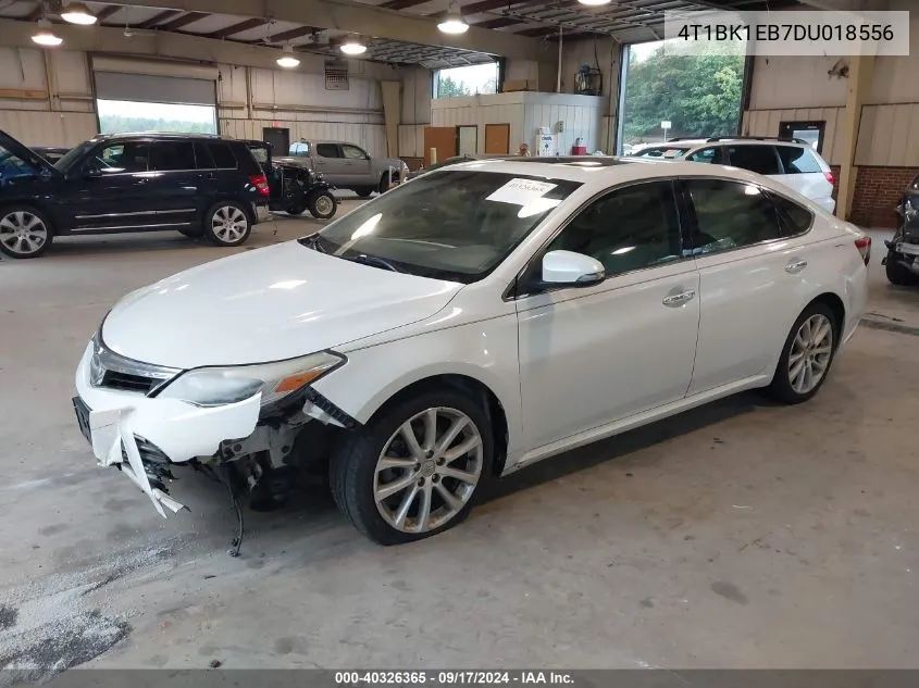 2013 Toyota Avalon Limited VIN: 4T1BK1EB7DU018556 Lot: 40326365