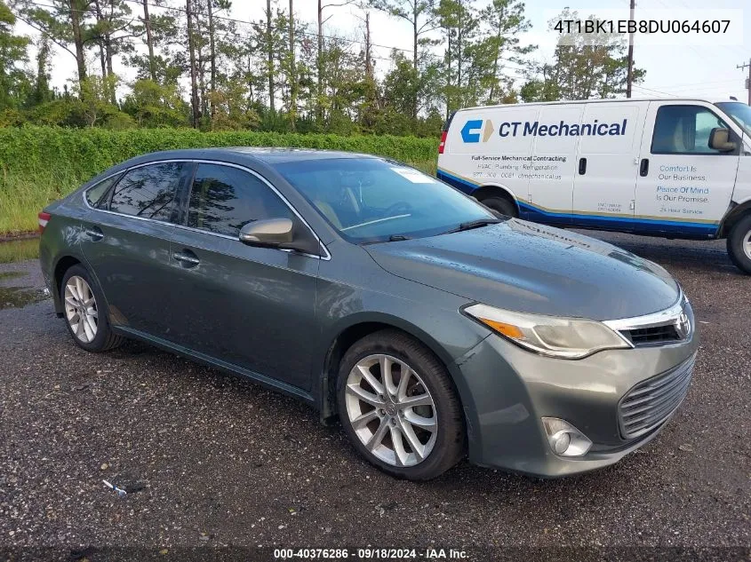 4T1BK1EB8DU064607 2013 Toyota Avalon Xle Touring