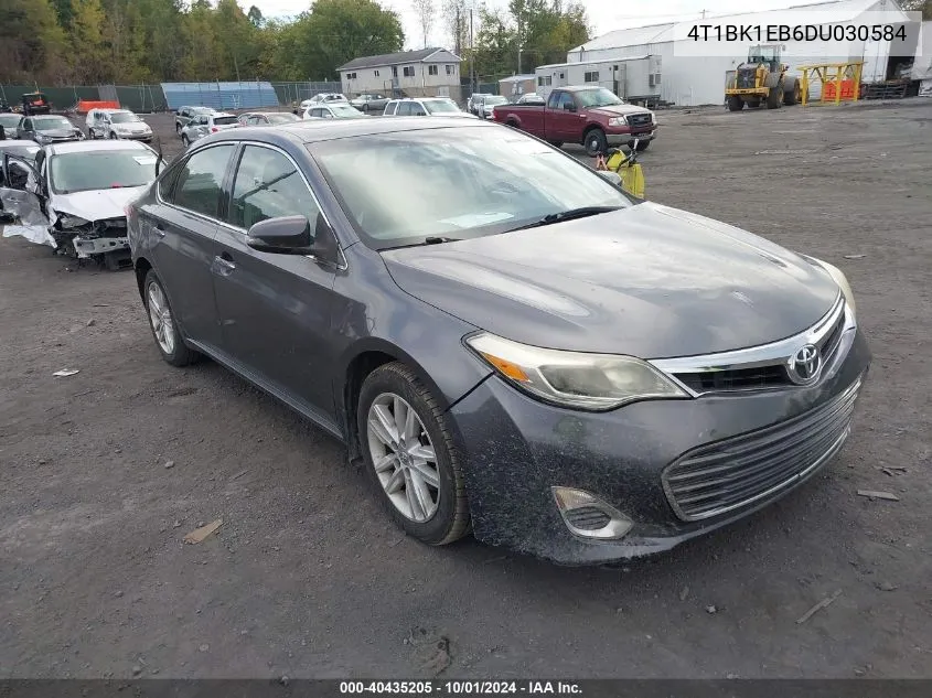 4T1BK1EB6DU030584 2013 Toyota Avalon Xle Premium