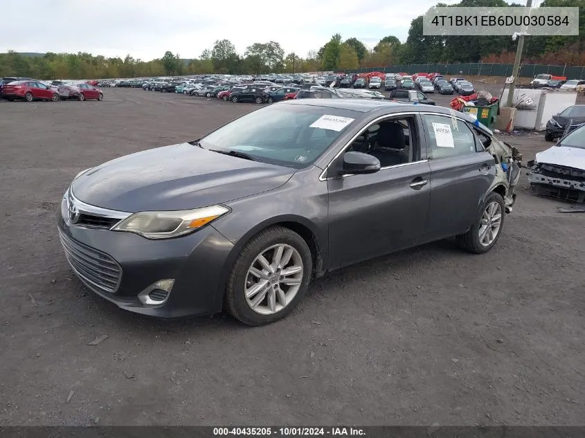 2013 Toyota Avalon Xle Premium VIN: 4T1BK1EB6DU030584 Lot: 40435205