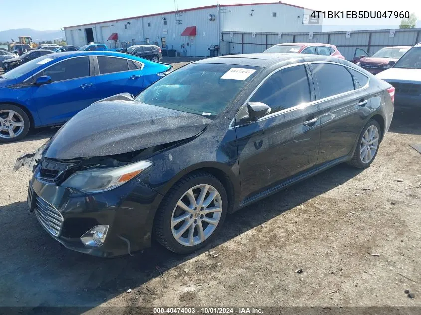 4T1BK1EB5DU047960 2013 Toyota Avalon Premium/Touring/Limited