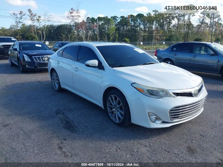 4T1BK1EB6DU046848 2013 Toyota Avalon Limited