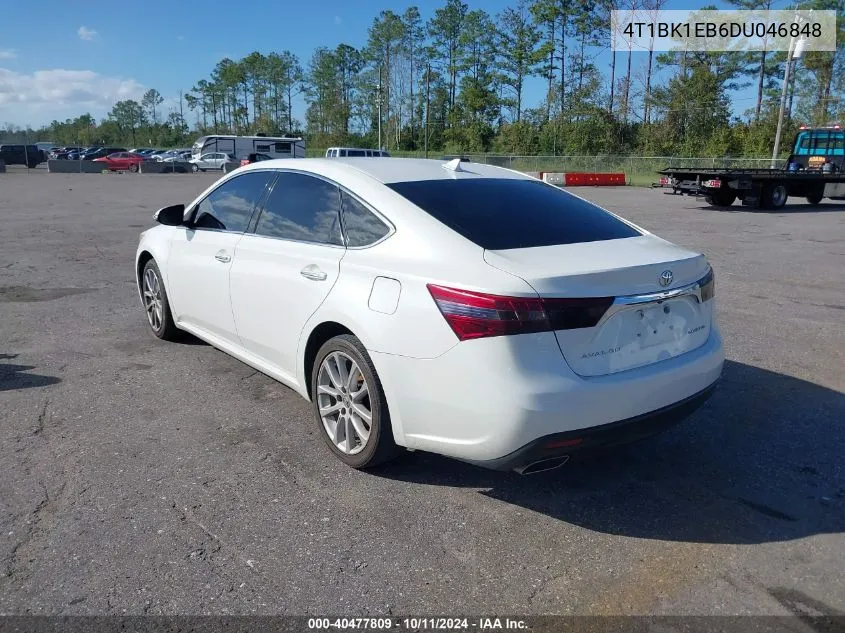 4T1BK1EB6DU046848 2013 Toyota Avalon Limited