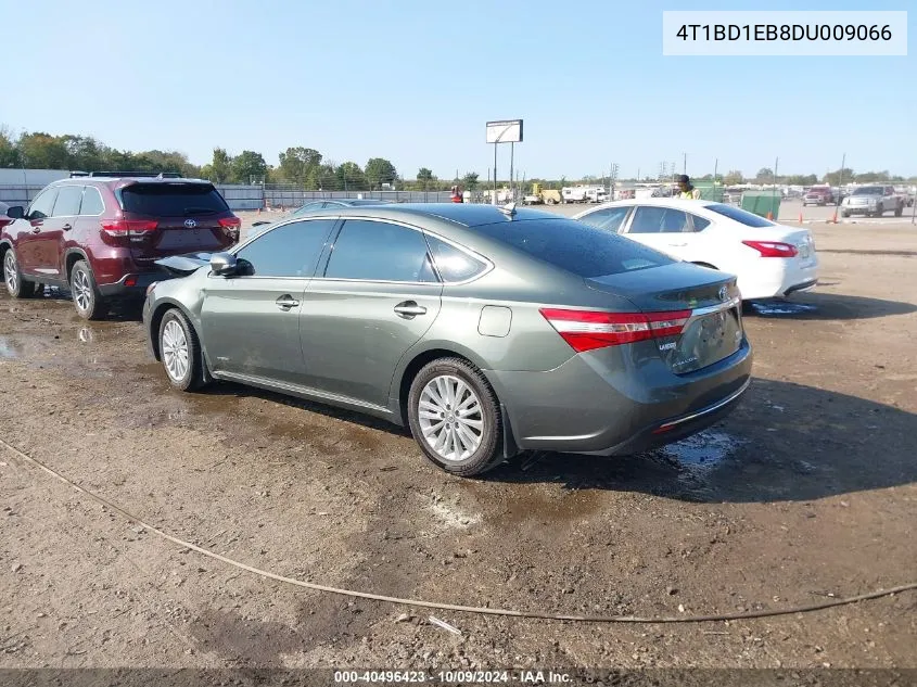 2013 Toyota Avalon Hybrid Limited VIN: 4T1BD1EB8DU009066 Lot: 40496423