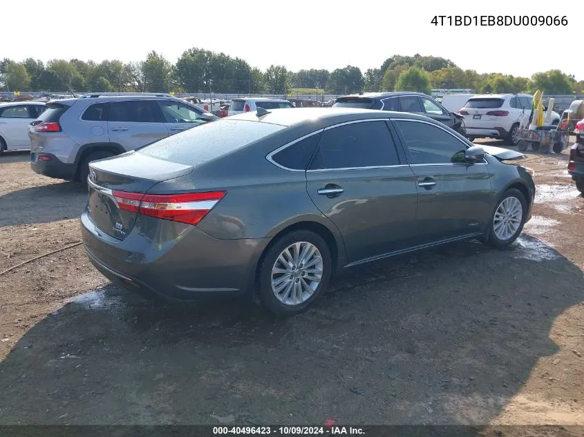 2013 Toyota Avalon Hybrid Limited VIN: 4T1BD1EB8DU009066 Lot: 40496423