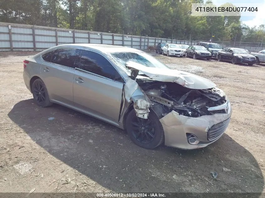 2013 Toyota Avalon Xle Premium VIN: 4T1BK1EB4DU077404 Lot: 40506012