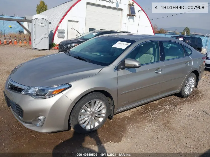 2013 Toyota Avalon Hybrid Xle Touring VIN: 4T1BD1EB9DU007908 Lot: 40559509