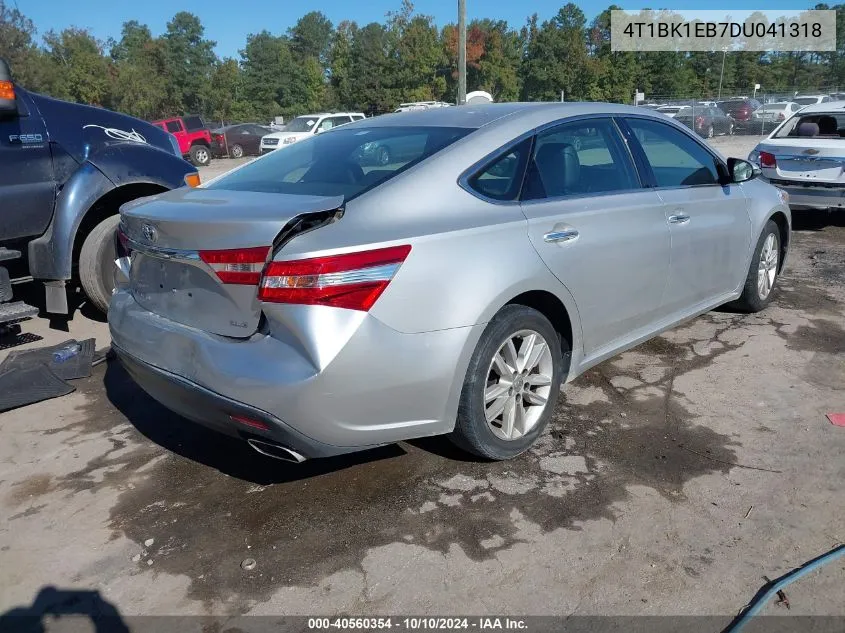 4T1BK1EB7DU041318 2013 Toyota Avalon Xle