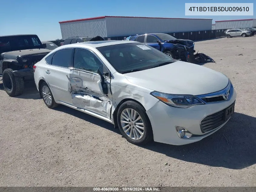 2013 Toyota Avalon Hybrid Limited VIN: 4T1BD1EB5DU009610 Lot: 40609008