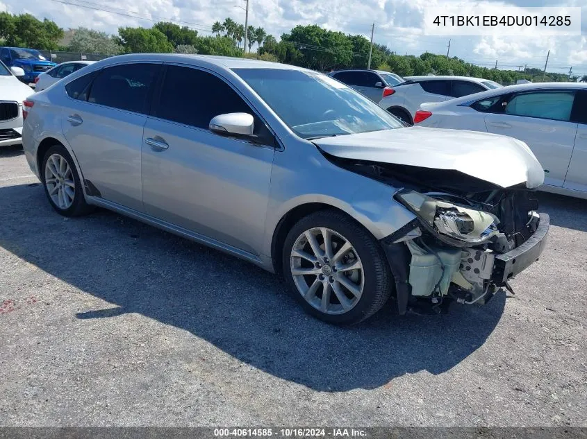 2013 Toyota Avalon Limited VIN: 4T1BK1EB4DU014285 Lot: 40614585