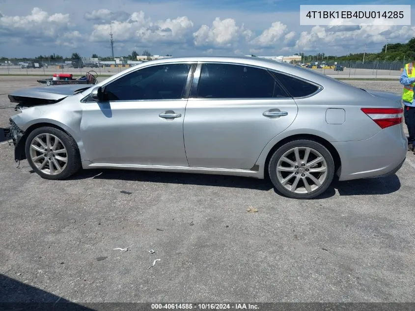 2013 Toyota Avalon Limited VIN: 4T1BK1EB4DU014285 Lot: 40614585