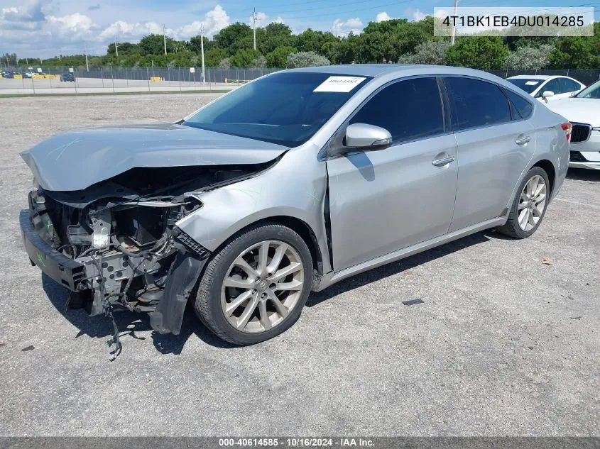 2013 Toyota Avalon Limited VIN: 4T1BK1EB4DU014285 Lot: 40614585