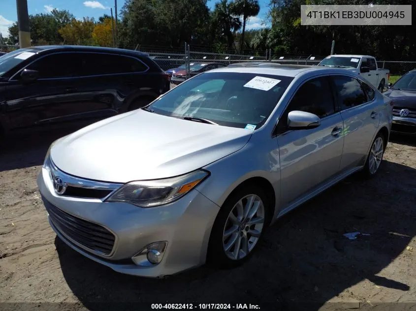 2013 Toyota Avalon Limited VIN: 4T1BK1EB3DU004945 Lot: 40622412