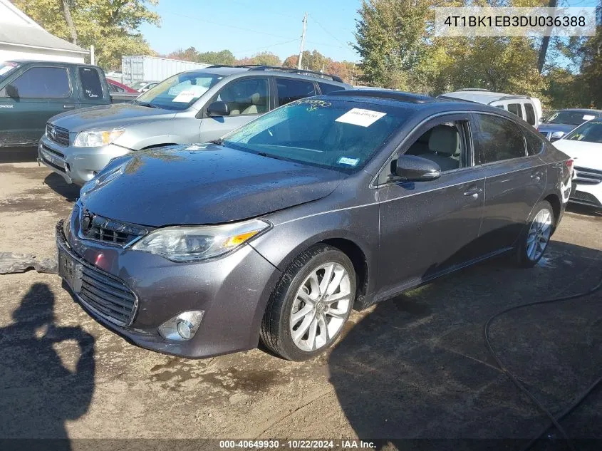 2013 Toyota Avalon Xle Touring VIN: 4T1BK1EB3DU036388 Lot: 40649930