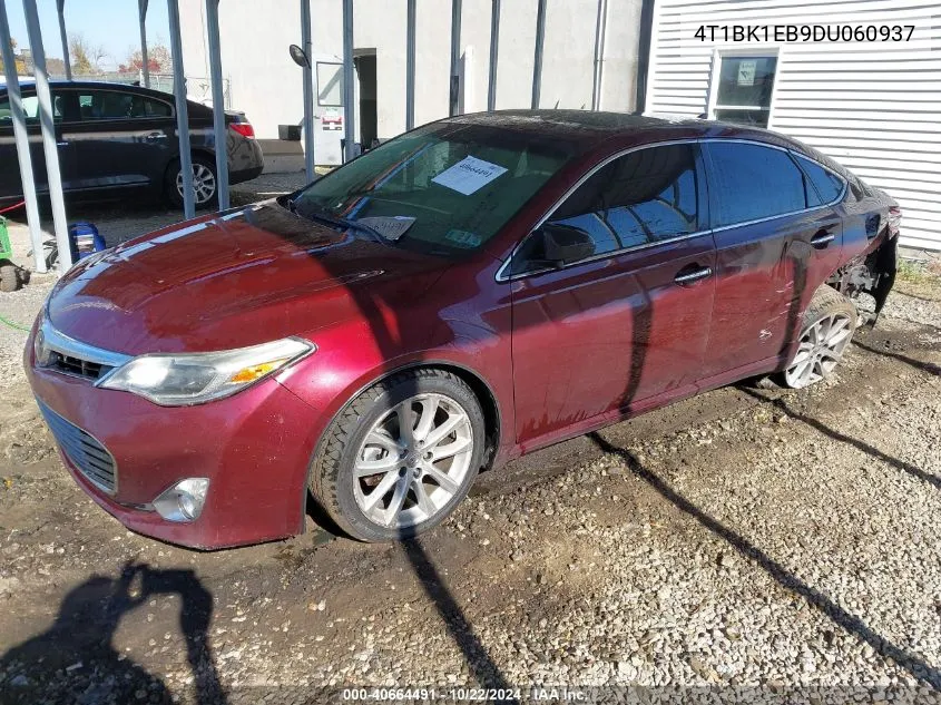 2013 Toyota Avalon Limited VIN: 4T1BK1EB9DU060937 Lot: 40664491