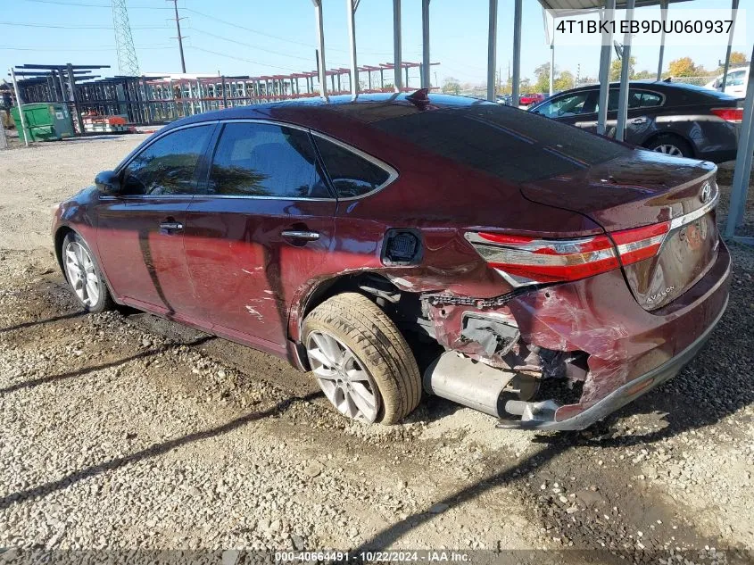 2013 Toyota Avalon Limited VIN: 4T1BK1EB9DU060937 Lot: 40664491