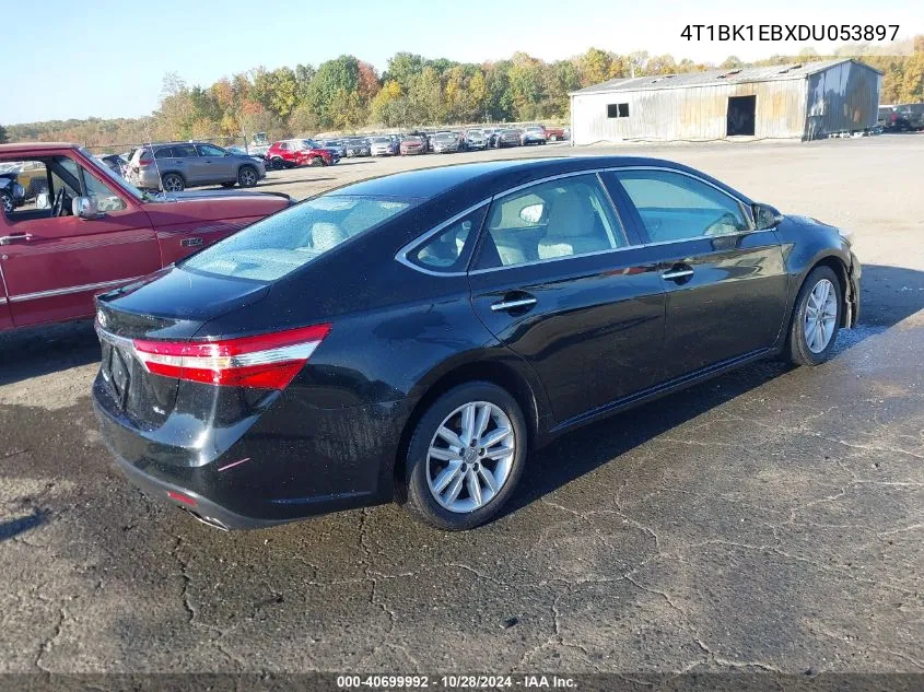 2013 Toyota Avalon Xle VIN: 4T1BK1EBXDU053897 Lot: 40699992