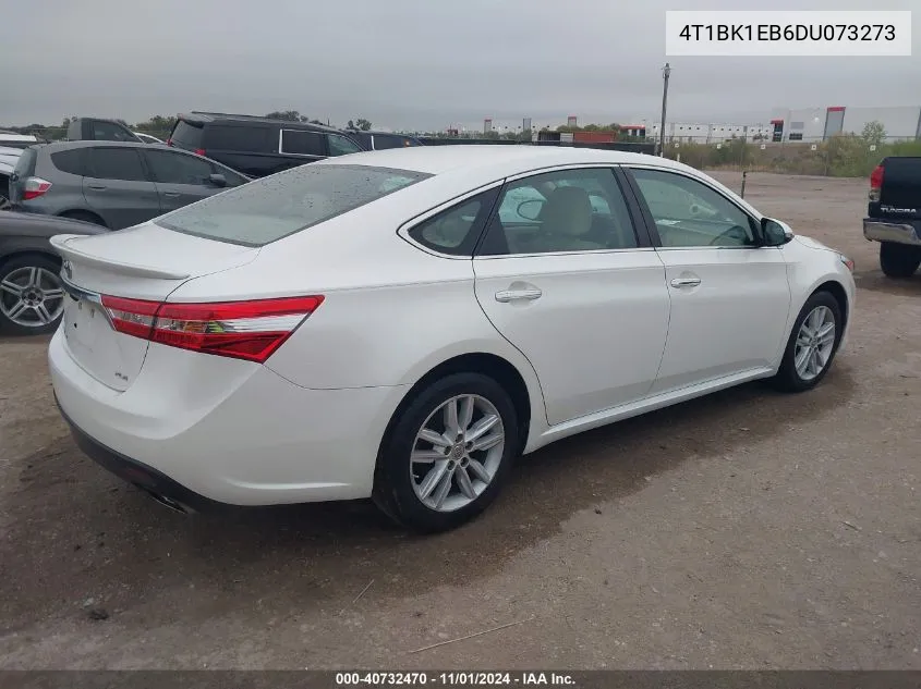 2013 Toyota Avalon Xle VIN: 4T1BK1EB6DU073273 Lot: 40732470