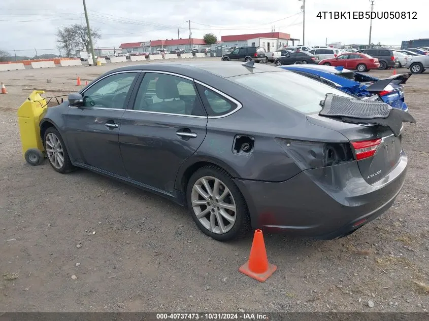 2013 Toyota Avalon Limited VIN: 4T1BK1EB5DU050812 Lot: 40737473