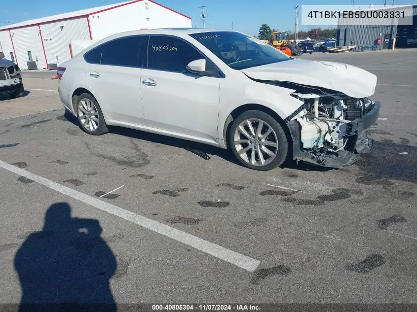 2013 Toyota Avalon Limited VIN: 4T1BK1EB5DU003831 Lot: 40805304