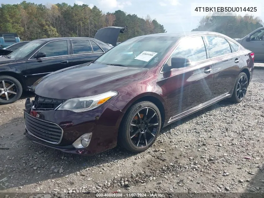 2013 Toyota Avalon Xle Touring VIN: 4T1BK1EB5DU014425 Lot: 40809388