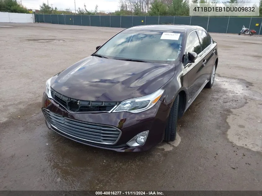 2013 Toyota Avalon Hybrid Xle Touring VIN: 4T1BD1EB1DU009832 Lot: 40816277