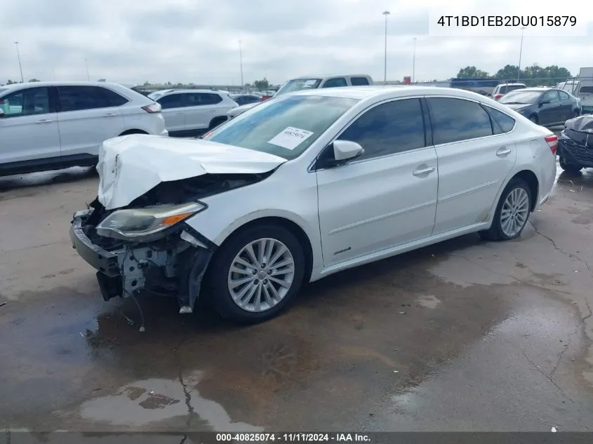 2013 Toyota Avalon Hybrid/Prem/Tour/Ltd VIN: 4T1BD1EB2DU015879 Lot: 40825074