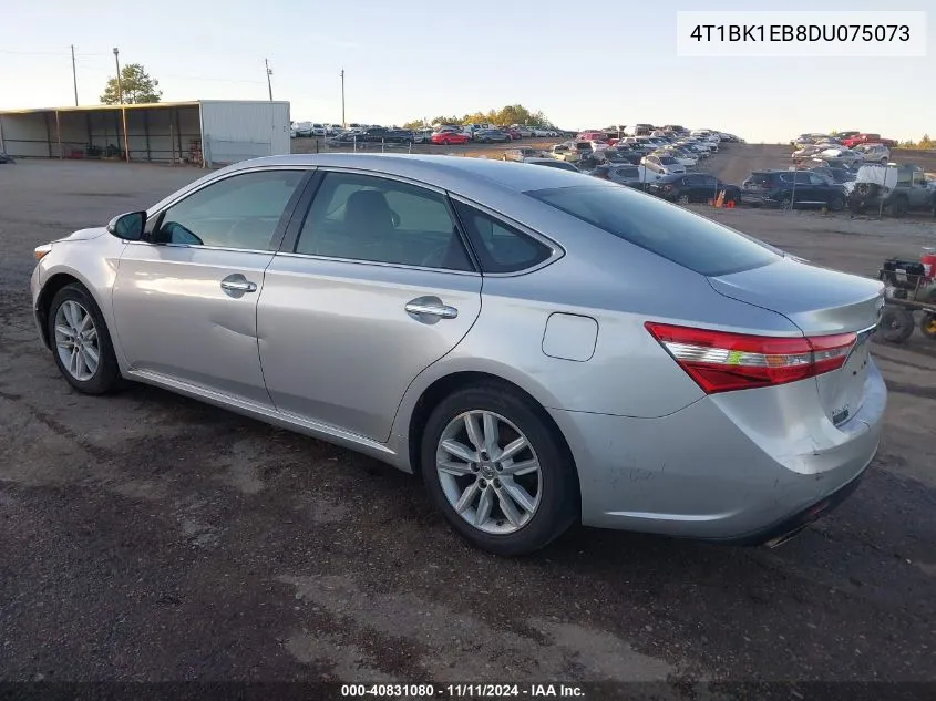 2013 Toyota Avalon Xle VIN: 4T1BK1EB8DU075073 Lot: 40831080