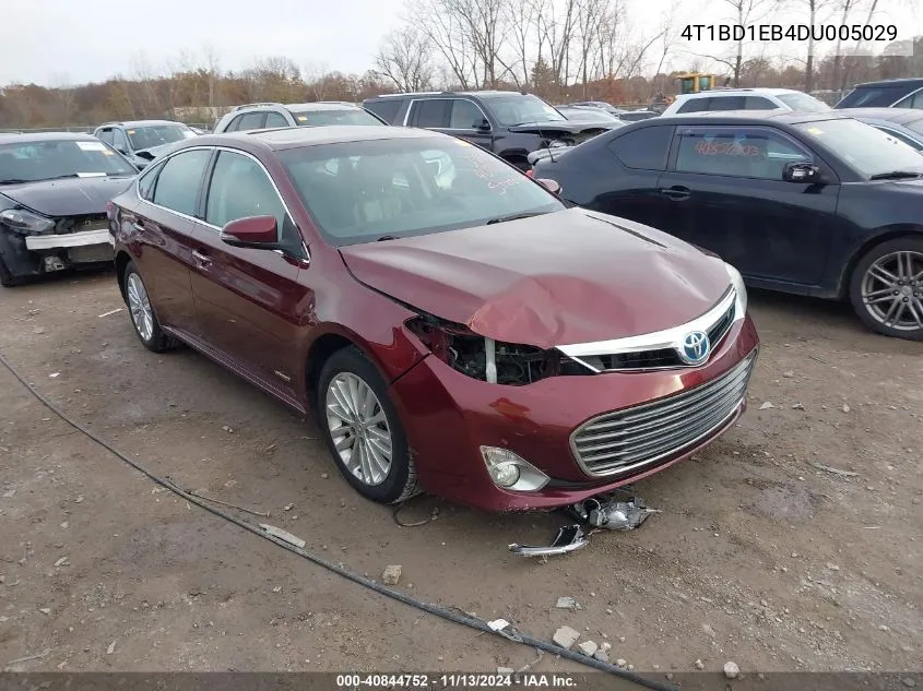 2013 Toyota Avalon Hybrid Limited VIN: 4T1BD1EB4DU005029 Lot: 40844752