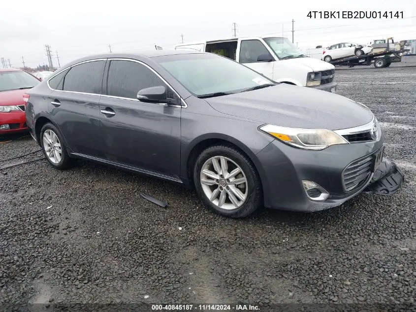 2013 Toyota Avalon Xle VIN: 4T1BK1EB2DU014141 Lot: 40845187