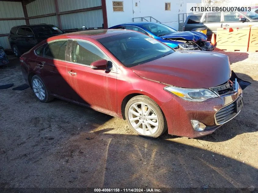 2013 Toyota Avalon Xle Touring VIN: 4T1BK1EB6DU076013 Lot: 40861158